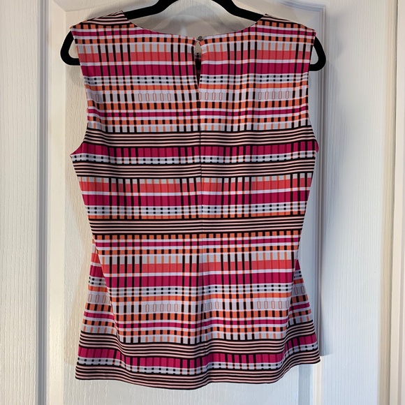 Calvin Klein – Pleated Neck Sleeveless Top | Polished & Versatile Office Vacay - Picture 2 of 7